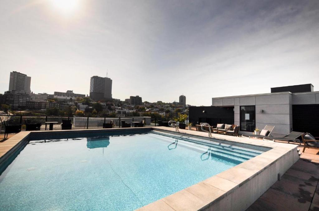 Quebec, Rustique Chic En Ville, Piscine Sur Le Toit Pour 2 A 6 Invites Kültér fotó
