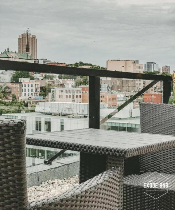 Quebec, Rustique Chic En Ville, Piscine Sur Le Toit Pour 2 A 6 Invites Kültér fotó